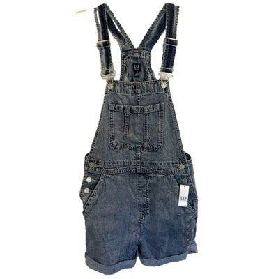 Listing Details D Edit Gap Denim Bib Overalls Washed NWT XS - Image 1 of 4
