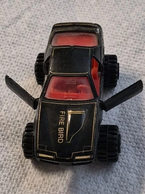 1984 Road Champs 82 Trans-AM Fire Bird Black And Red Toy Car Diecast - Image 1 of 4