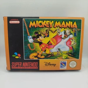 Mickey Mania EUR Pal Super Nintendo SNES - Wie NEU TOP! KOMPLETT - Bild 1 von 24