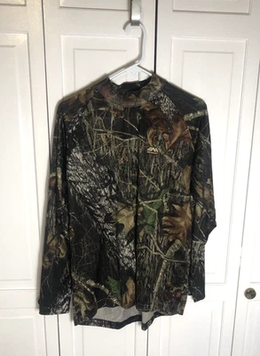 Camisa Medallista Para Hombre Grande Marrón Roble Mossy Camuflaje Manga Larga Foto 1 de 4