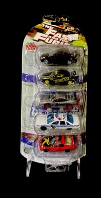 2003 The Fast and Furious 5 Pack Diecast Cars 1:64 Racing Champions #37053 New - Image 1 of 4