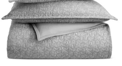 Hotel Collection Prism Matelasse Queen Comforter & Sham Set 2pc Nice - Image 1 of 4