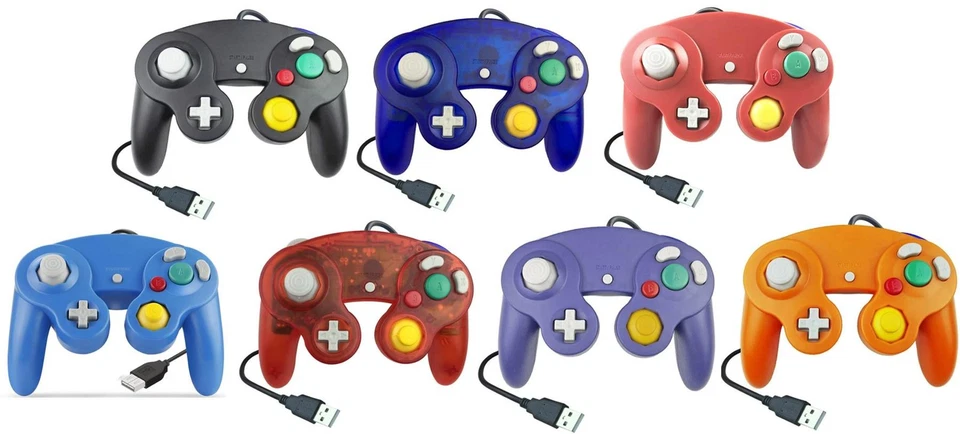 USB GameCube Game Controller for NGC Wired Pad Compatible with PC Computer Mac - Image 1 of 1