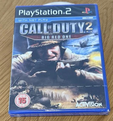 Call of Duty 2 Big Red One Ps2 Game New Sealed U.K. Pal Sony Playstation 2 - Image 1 of 4