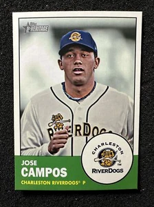 JOSE CAMPOS #156 2012 Topps Heritage Minor League Edition Rookie/Prospect QTY - Picture 1 of 2