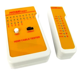 HDMI Pin Out Cable Tester with Remote Unit - 9v Battery Powered - Picture 1 of 2