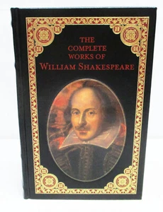 THE COMPLETE WORKS OF WILLIAM SHAKESPEARE - LEATHER BOUND BARNES AND NOBLE - Picture 1 of 11