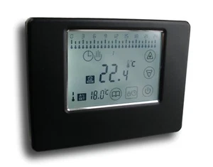 Digital RC Thermostat Touchscreen Aluminium Black #788 - Foto 1 di 5