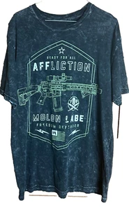 Camiseta para hombre Affliction Freedom Defender negra X grande - Imagen 1 de 6