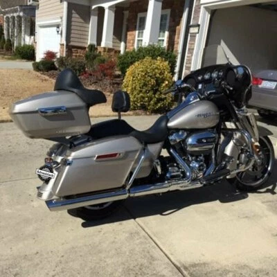 Billet Silver King Tour Pack Pak For Harley Street Road Electra Glide 97+ - Image 1 of 4