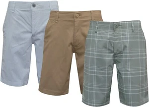 "Pantalones Cortos Clásicos para Hombre Extreme Flexibles Cintura a Rayas/Cheques/Lisos Ex Store 30""- 42" - Imagen 1 de 7
