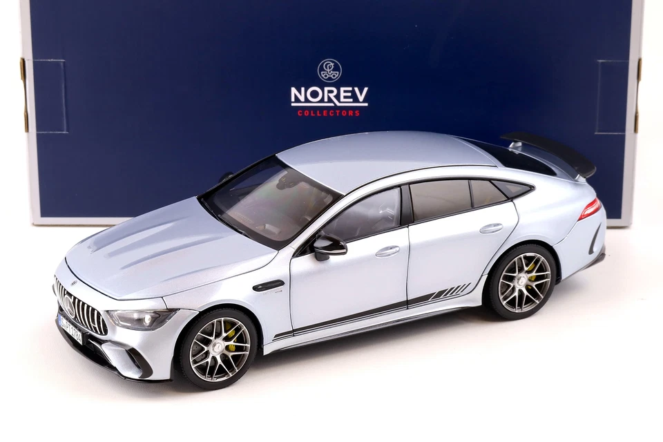 NOREV 1 18 AUTO DIE CAST MERCEDES AMG GT 63 S 4MATIC 2021 SILVER ART 183444