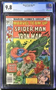 Marvel Team-Up #51 CGC 9.8 • Spider-Man & Iron Man • Marvel Comics 1976 - Picture 1 of 2