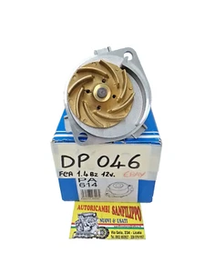 7762924 POMPA ACQUA LANCIA Y 1.4 12V BRAVA BRAVO MAREA GIRANTE IN OTTONE RAMATO - Foto 1 di 7