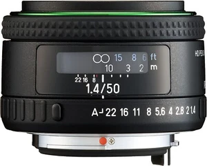 PENTAX Interchangeable Lens HD PENTAX-FA 50mm F1.4 K Mount 20790 - Picture 1 of 6
