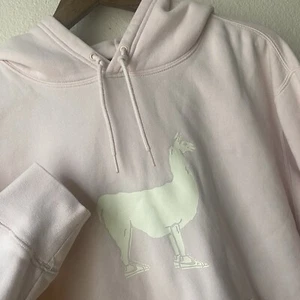 Nike SB Paul The Llama Hoodie Men M Pink Hip Hop Streetwear Y2K Fleece Pullover - Picture 1 of 17