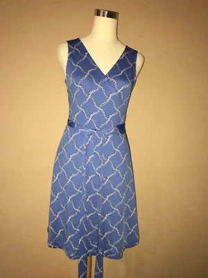 julie коричневый синий без рукавов надежном цепочка платье Sz. S - Изображение 1 из 4