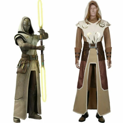 Star Wars The Clone Wars Jedi Temple Guard Cosplay Costume Uniform Halloween  - Image 1 of 4