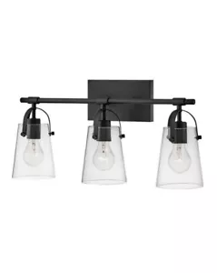 Hinkley Lighting Foster 3 Light Vanity in Black - 5133BK - Picture 1 of 2