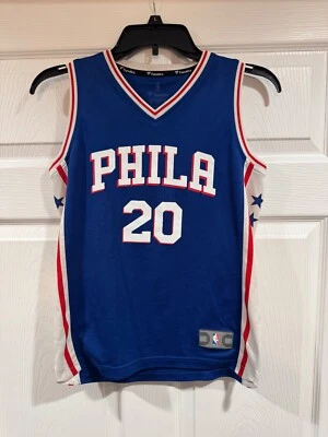 NBA Philadelphia 76ers Markelle Fultz #20 Jersey Youth Medium Fanatics - Image 1 of 4