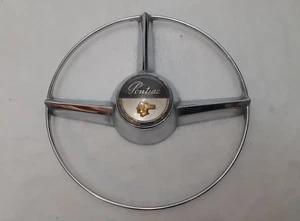 ** (1) ANILLO BOCINA CENTRAL VOLANTE PONTIAC 1949 1950 VINTAGE - Imagen 1 de 5