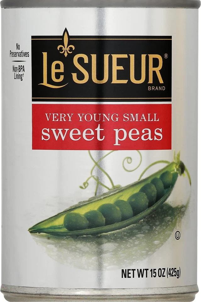 Le Sueur Very Young Small Sweet Peas 8 X 15 Oz.