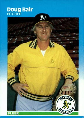 1987 Fleer #386 Doug Bair - Image 1 of 2
