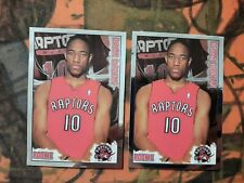 DeMAR DeROZAN 2009-10 Panini NBA Basketball Stars Stickers ROOKIE FOIL LOT 2 #49