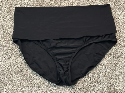 Pantalones de natación plegables negros Ava & Viv 24W 26W nuevos sin etiquetas Foto 1 de 4