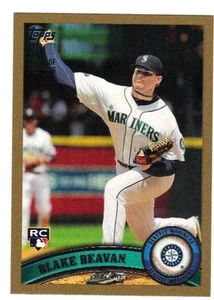 2011 Topps Update Gold #/2011 Blake Beavan RC Seattle Mariners #US 327 - Imagen 1 de 1