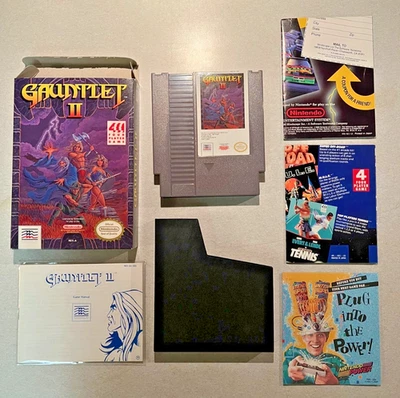 NES Gauntlet II (Nintendo NES, 1990) 100% CIB + Inserts - Image 1 of 2