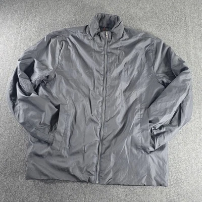 HAWKE & Co Mens Charcoal Gray Fleece Lined Lightweight Full Zip Jacket Size L - Image 1 of 4