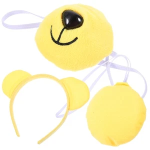 Raccoon Headband Set Child Halloween Accessories Costume Accessory - Foto 1 di 12