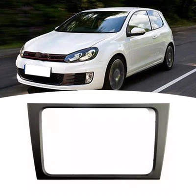 ABS Bezel Trim for Car CD Box Radio Head Unit Fits For Golf 6 For GTI For MK6 - Image 1 of 4