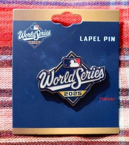 2025 MLB World Series Pin Los Angeles Dodgers vs Toronto Blue Jays Lapel Logo - Picture 1 of 1