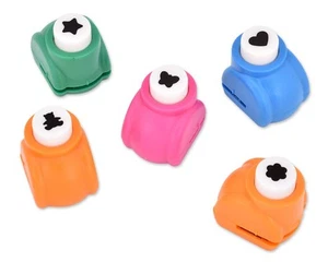 5 Pcs Paper Punch Set Shaper Cutter Hole Punch Scrapbook Cards Craft Photo Album - Picture 1 of 9