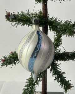 1748/25 1x alter Weihnachtsschmuck Christbaumschmuck Tropfen - Picture 1 of 2