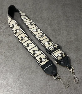 Vintage Bobby Lee Disney Mickey Mouse Camera Hippie Neck Shoulder Strap 2" Wide - Picture 1 of 4