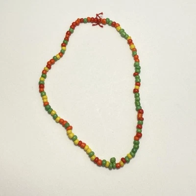 Vintage Barbie Francie Multicolored Beaded Necklace Rainbow Beads 60s Twiggy PJ - Image 1 of 3