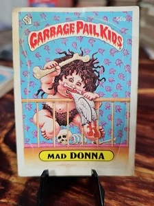 1985 Topps Garbage Pail Kids Series 2 #50a Mad Donna - Picture 1 of 10