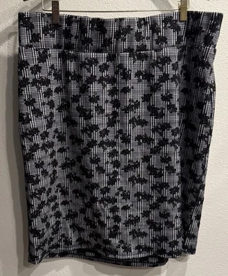 41 Hawthorn Plus 2X Mezcla Poliéster Pata de Gallo/Bordado Cintura Elástica, Forro  Foto 1 de 4