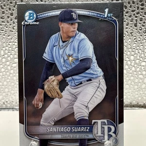 2025 Bowman Chrome #BCP-142 Santiago Suarez 1st Bowman - Picture 1 of 2
