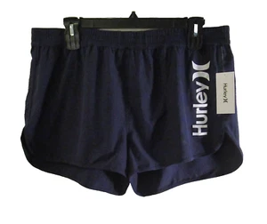 NWT Hurley Womens Plus Size Running Active Shorts 2X Navy MSRP$40 - Picture 1 of 2