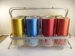 VTG Complete MCM  Aluminum Tumblers FEDERAL TOOL CORP CHICAGO Mid Century Candle - Picture 1 of 5