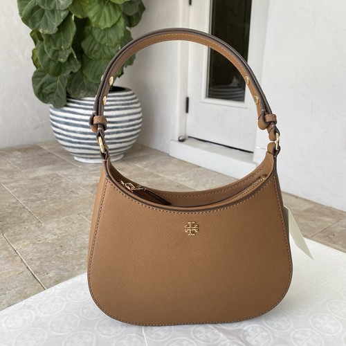 Borsa a tracolla Tory Burch Emerson Saffiano in pelle alce 150258 autentica