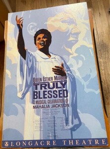 Queen Esther Marrow  "Truly Blessed"  (Mahalia Jackson)   Window Card  1990