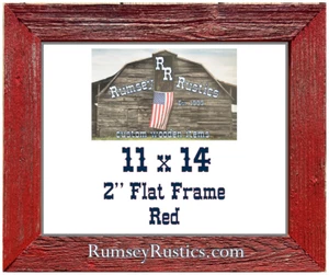 11x14" wide 2" primitive barn primitive recycled picture frame distressed wood - Picture 1 of 19