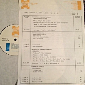 RADIO SHOW 10/23/87 SFX: ARTHUR BROWN, BOBBY DARIN, TORNADOS, BYRDS, BEATLES (2) - Picture 1 of 2