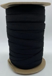 ELÁSTICO 5/8"" PARA MÁSCARAS (0.625"") NEGRO TRENZADO GORE - 100 YARDAS - Imagen 1 de 2