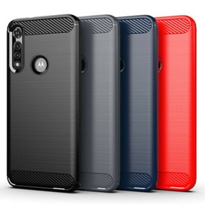 For Motorola Moto G Fast,One 5G UW Ace,G Stylus,Carbon Fiber Soft TPU Cover Case